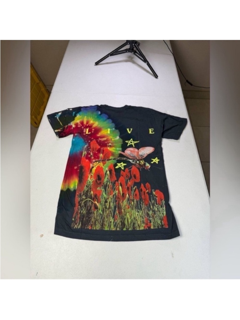 New travis scott astroworld Euro exclusive tie dye shirt Sz S